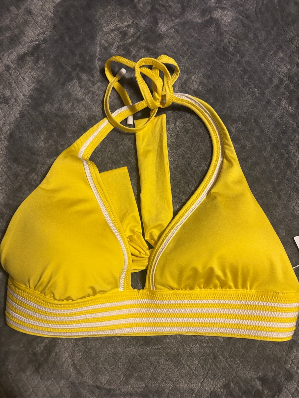 Trina Turk Women's Monaco Pleated Halter Bikini Top